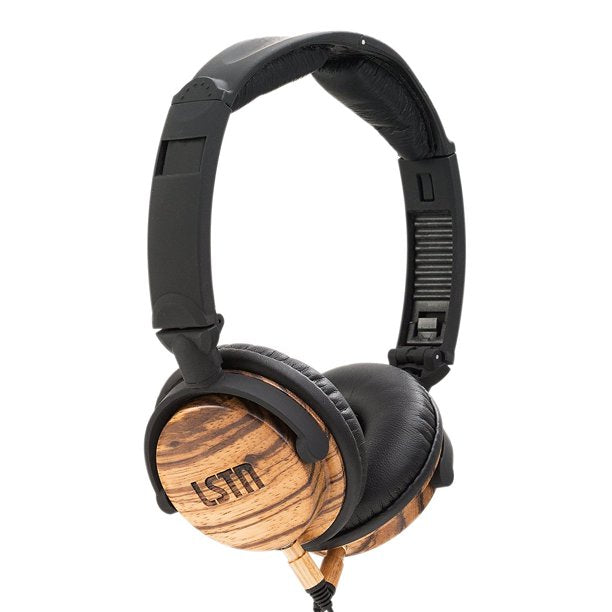 LSTN SOUND CO. FILLMORE ZEBRA WOOD HEADPHONES CABIN