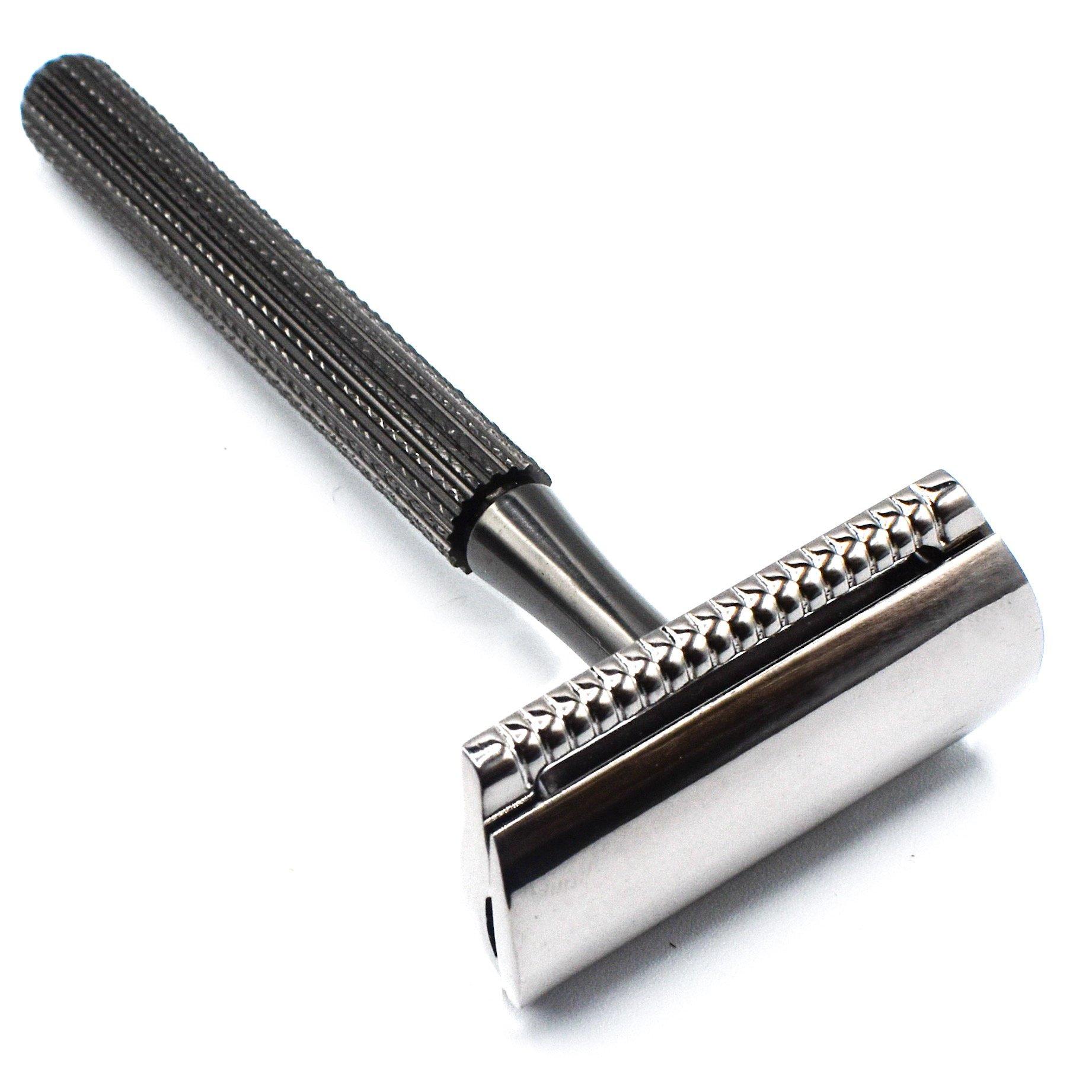Parker 78R-GR Graphite 3-Piece Safety Razor – Double Edge – CABIN