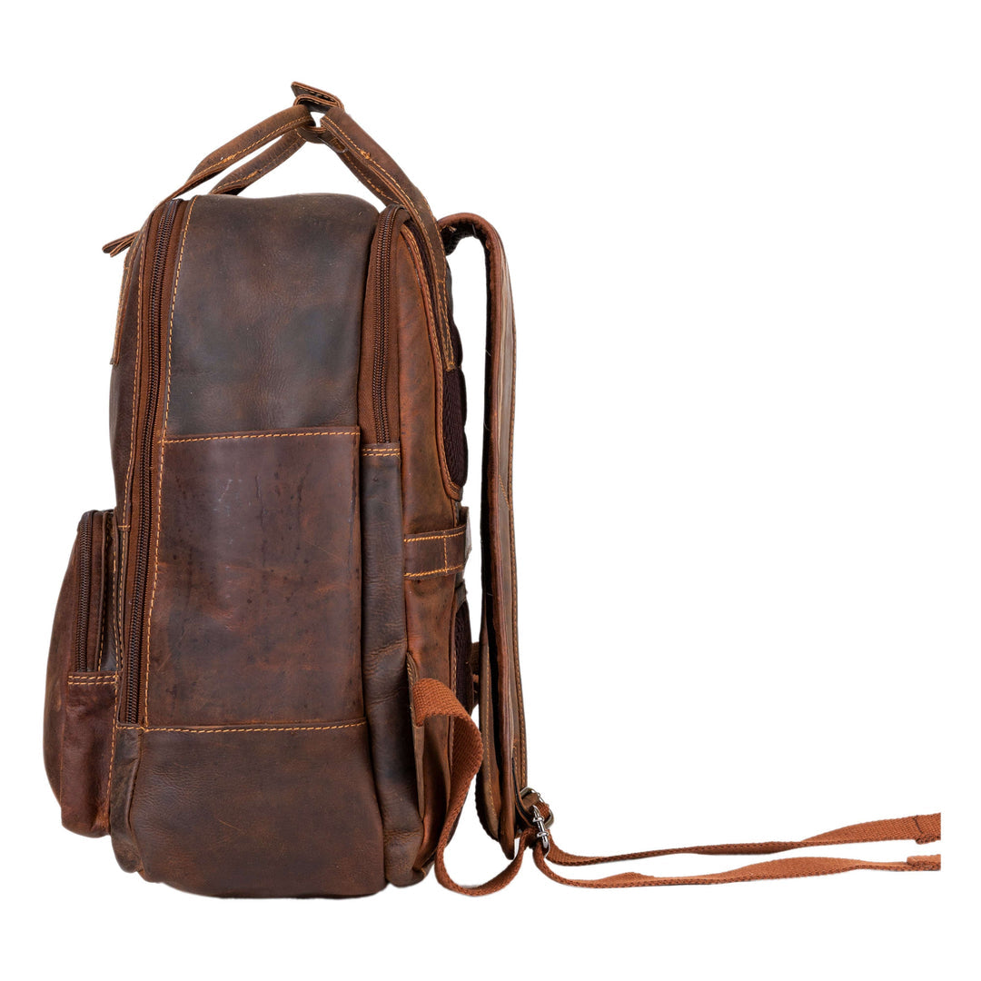 GREENWOOD LEATHER GOODS - LEATHER BACKPACK (SANDAL) – CABIN