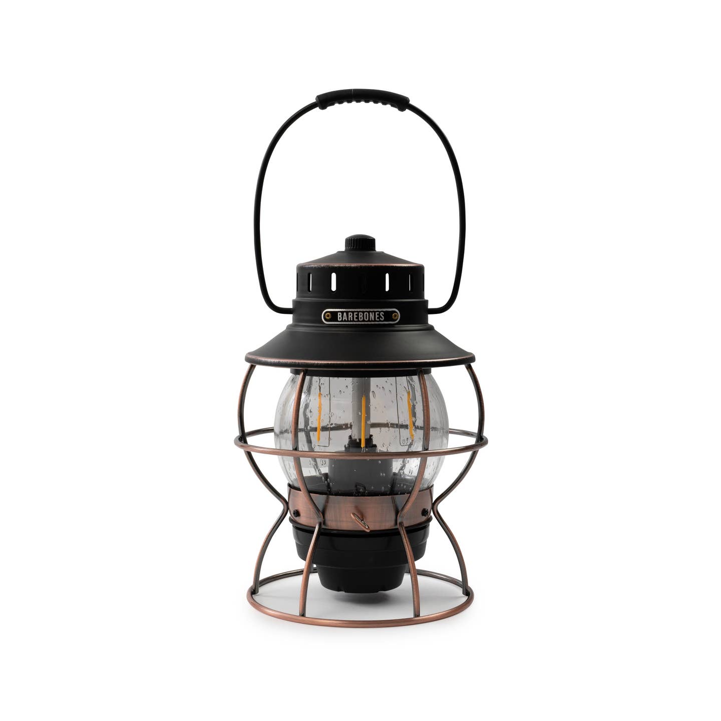 Barebones Railroad Lantern – Vintage LED Camp Light – CABIN