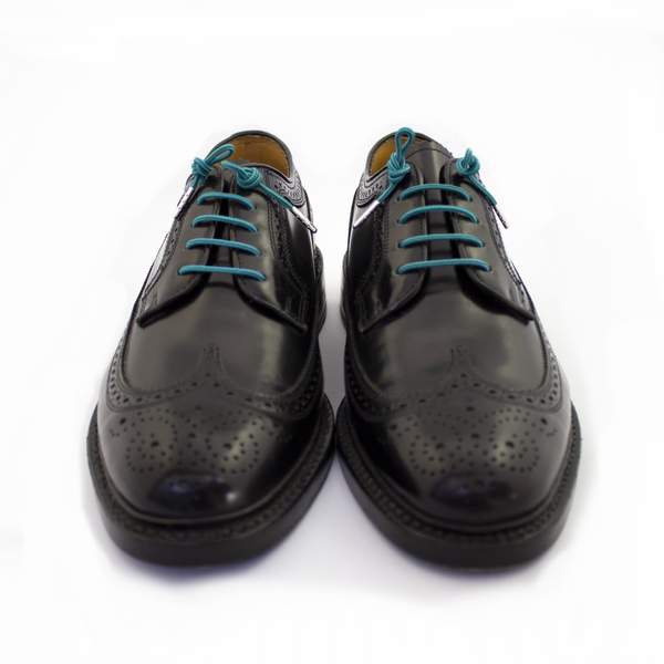 STOLEN RICHES - 32" LAGOON STRIPE DRESS SHOE LACES CABIN STOLEN RICHES - 32" LAGOON STRIPE DRESS SHOE LACES CABIN