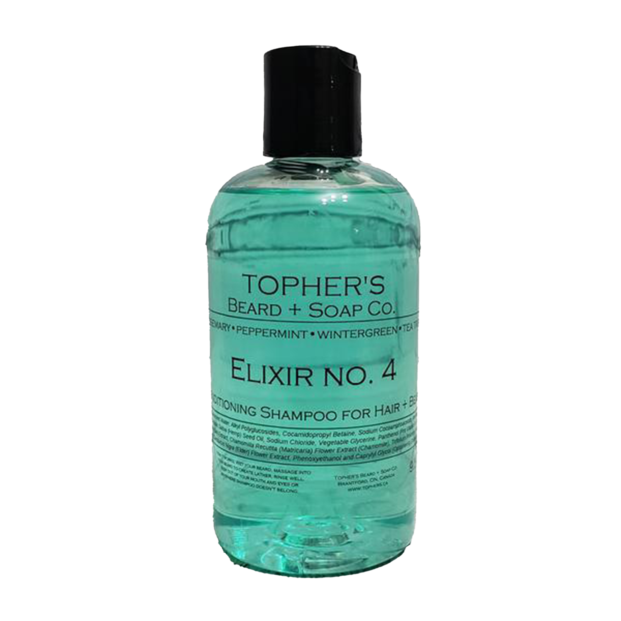 TOPHER'S BEARD & SOAP CO. - 2-IN-1 HAIR & BEARD SHAMPOO – CABIN